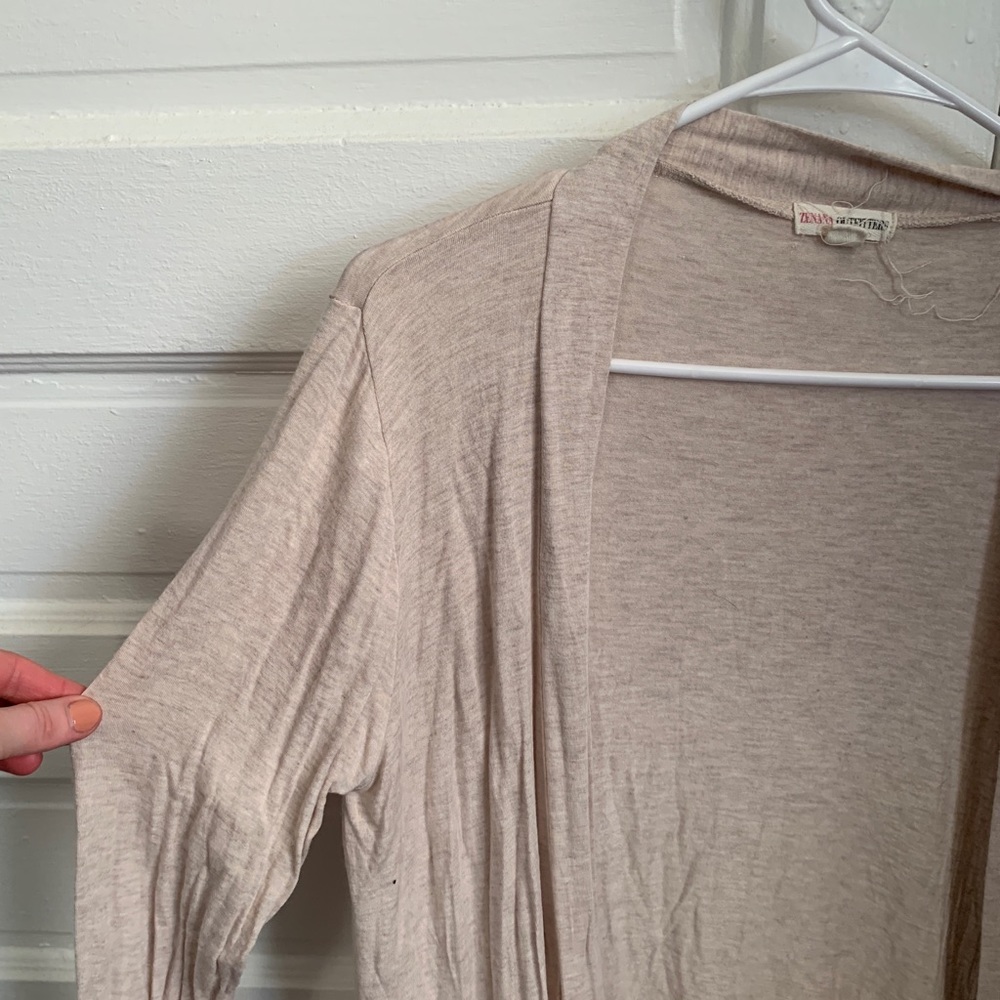 Tan lightweight cardigan